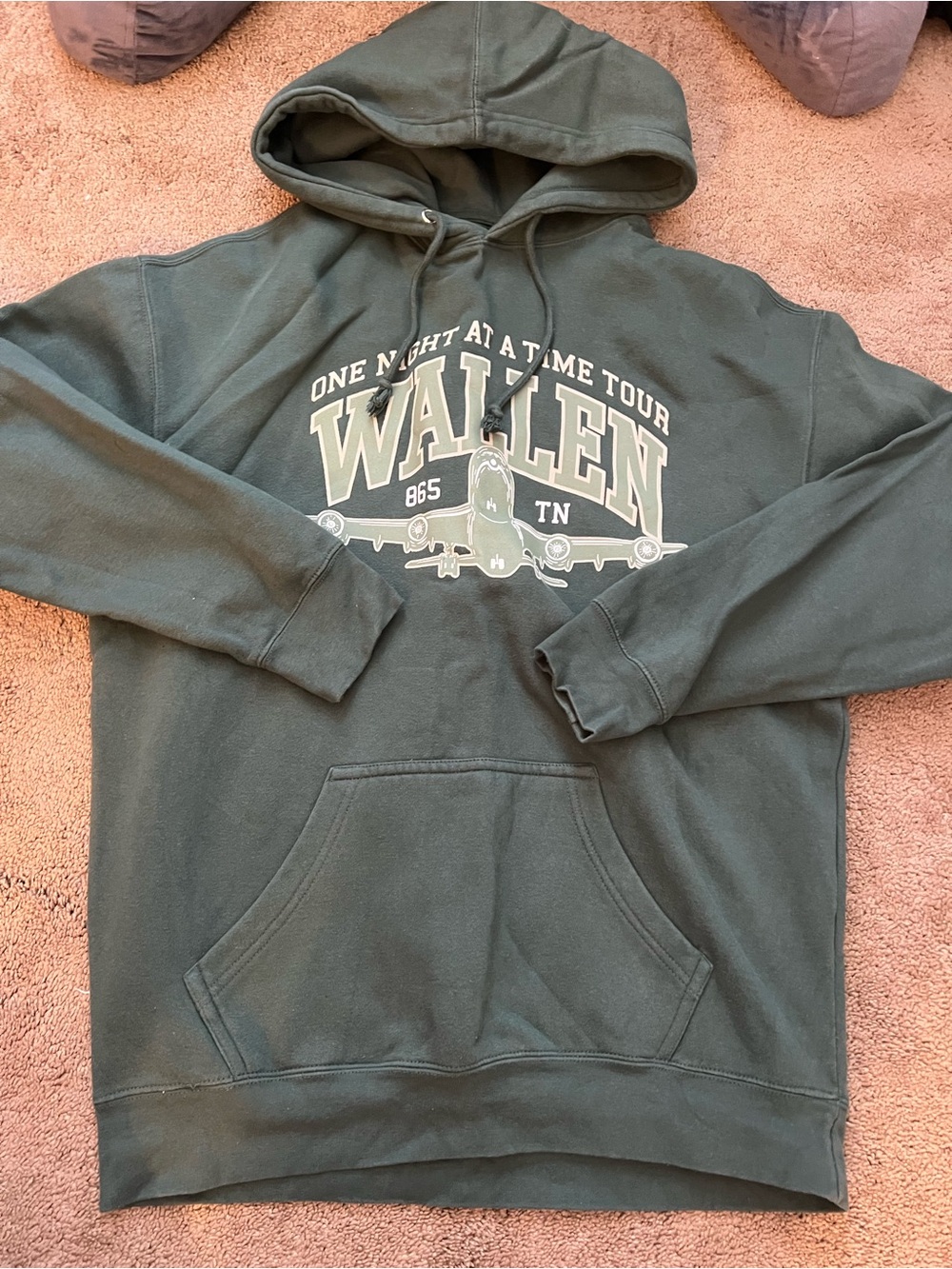 Morgan Wallen One Night At A Time Tour Green Hoodie